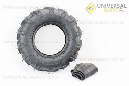 Шина на мотоблок 6,00-12 с камерой 10PR
