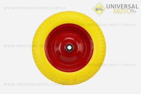 Колесо на тачку "СИЛІКОН" 3,50-8, під вісь 16мм. Китай (Шини / UM3035-V43)