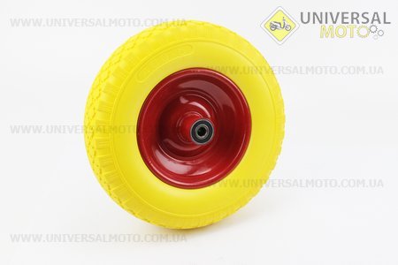 Колесо на тачку "силикон" 4,00-6 (под ось 12мм). Китай (Шины / UM3037-V22)