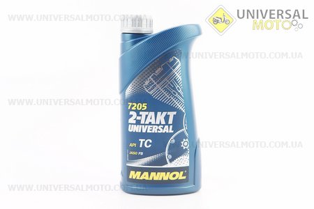 Мастило 2T - мінеральне універсальне "UNIVERSAL",1 літр. MANNOL (Мотохімія / UM3040-V01)