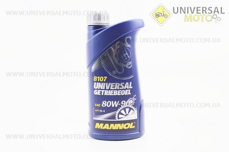 Мастило 80W-90 - мінеральне трансмісійне "UNIVERSAL",1 літр. MANNOL (Мотохімія / UM3040-V04)