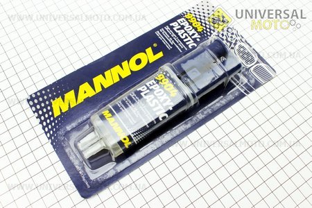 Клей двокомпонентний для пластикових деталей "EPOXY-PLASTIC", 30g. MANNOL (Мотохімія / UM3040-V18)