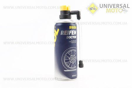 Герметик для швидкого ремонту шин "RELFEN DOKTOR", Аерозоль 450мл. MANNOL (Мотохімія / UM3040-V25)