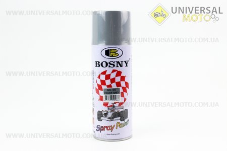 Фарба акрилова №68 "ГРУНТ СІРИЙ", Аерозоль 400мл. BOSNY (Мотохімія / UM3040-V37)