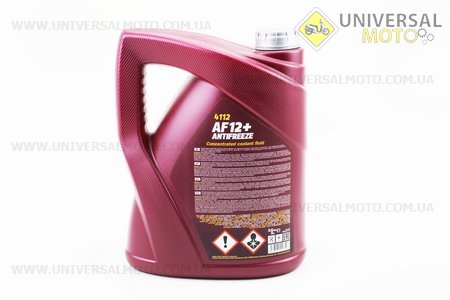 Рідина охолоджуюча концентрат -38 ° C 1: 1 "АНТИФРИЗ AF12", червоний 5літрів. MANNOL (Мотохімія / UM3040-V99)