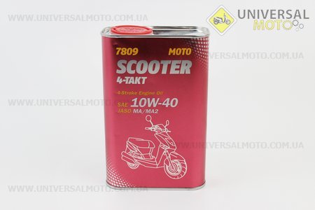 4T SCOOTER 10W-40 масло для 4-х такт. скутеров и мопедов, 1л. MANNOL (Мотохимия / UM3041-V09)