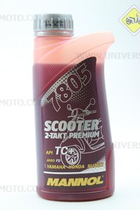 2T SCOOTER PREMIUM TC + масло для 2-х такт. мототехники синтетическое, 0,500л. MANNOL (Мотохимия / UM3041-V16)