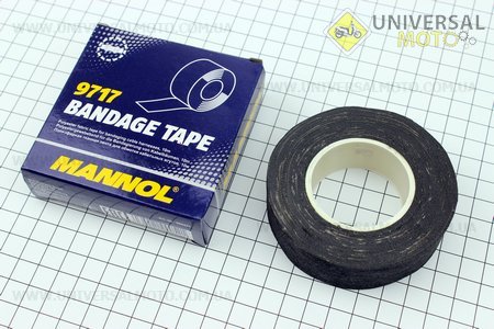 BANDAGE TAPE 10m – ИЗОЛЕНТА тканевая полиэфирная, 25мм*10m. MANNOL (Мотохимия / UM3041-V24)