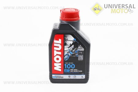 Мастило 2T - мінеральне для мототехніки "100 MINERAL",1 літр. MOTUL (Мотохімія / UM3041-V47)