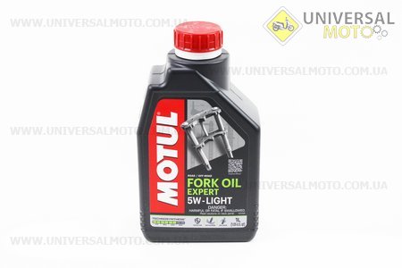 Мастило 5W - напівсинтетичне для амортизаторів і телескопічних вилок "Fork Oil Expert",1 літр. MOTUL (Мотохімія / UM3041-V74)