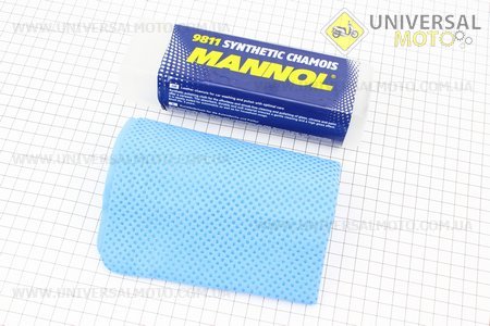 Серветка зі штучної замші (для миття і полірування) "Synthetic Chamois". MANNOL (Різне / UM3041-V85)