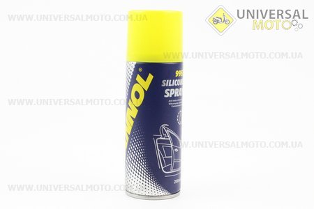 Мастило силіконова, водовідштовхувальна "SILIKONE SPRAY", Аерозоль 200мл. MANNOL (Мотохімія / UM3041-V86)