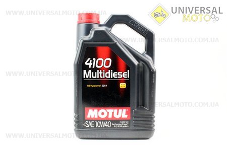 4T-4100 Multidiesel 10W-40 масло для дизельних двигателей, полусинтетическое, 5л. MOTUL (Мотохимия / UM3041-V88)