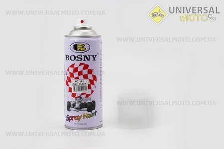 Лак матовий №191, Аерозоль 400мл. BOSNY (Мотохімія / UM3042-V41)
