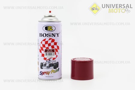 Фарба акрилова №38 "бордовий", Аерозоль 400мл. BOSNY (Мотохімія / UM3042-V48)