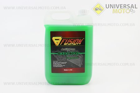 Рідина охолоджуюча -40 ° C "АНТИФРИЗ G13 +", зелений 5літрів. FUSION (Мотохімія / UM3042-V77)