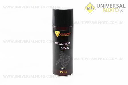 Мастило багатофункціональна літієва "WHITE LITHIUM GREASE", Аерозоль 450мл. FUSION (Мотохімія / UM3043-V46)