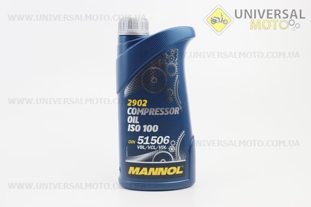 Мастило - мінеральне компресорне "Compressor Oil ISO 100",1 літр. MANNOL (Мотохімія / UM3044-V21)