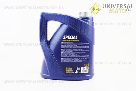 Масло 4T 10W-40 - напівсинтетичне універсальне "Special", 4 літри . MANNOL (Мотохімія / UM3044-V24)