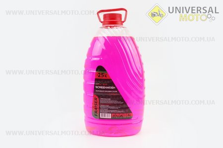 Рідина для чищення скла -25 ° С (в бачок омивача) "Арбуз", 4 літри. Fraiser (Мотохімія / UM3044-V59)