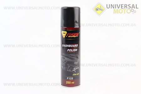 Поліроль для пластику з ароматизатором (нова машина) "DASHBOARD POLISH", Аерозоль 250ml. FUSION (Мотохімія / UM3044-V64)