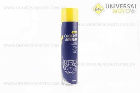 Поліроль для пластику з ароматизатором (лимон) "Cockpit Reiniger", Аерозоль 650ml. MANNOL (Мотохімія / UM3044-V79)