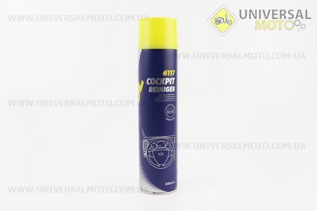 Поліроль для пластику з ароматизатором (нова машина) "Cockpit Reiniger", Аерозоль 650ml. MANNOL (Мотохімія / UM3044-V81)