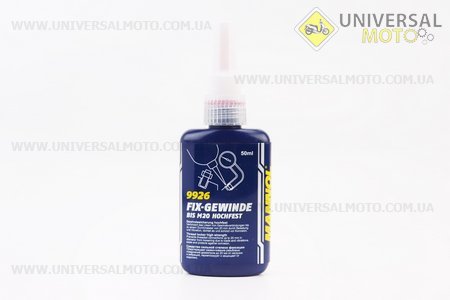 Фіксатор різьблення довгостроковий "Fix-Gewinde hochfest", 50ml. MANNOL (Мотохімія / UM3044-V99)