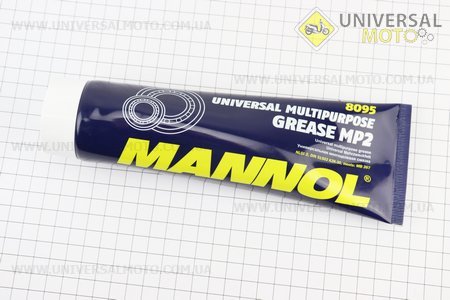 Мастило багатоцільове литове (для підшипників) (синє) "MULTIPURPOSE GREASE MP2", 230g. MANNOL (Мотохімія / UM3045-V07)