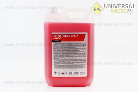 Рідина охолоджуюча -40 ° C "АНТИФРИЗ G12 +", червоний 5L. ProFUSION (Мотохімія / UM3045-V34)