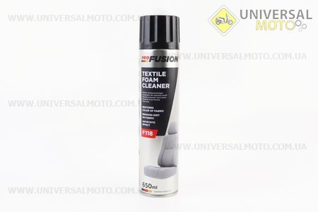 Очищувач оббивки салону багатофункціональний "TEXTILE FOAM CLEANER", Аерозоль 650ml. ProFUSION (Мотохімія / UM3045-V40)