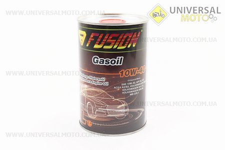 Мастило 4T 10W-40 - напівсинтетична універсальна, "GASOIL" 1L, Metal. FUSION (Мотохімія / UM3045-V72)
