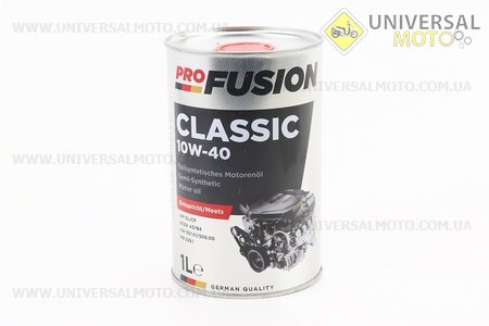 Мастило 4T 10W-40 - напівсинтетичне універсальне "Classiс", 1L Metal. ProFUSION (Мотохімія / UM3045-V74)