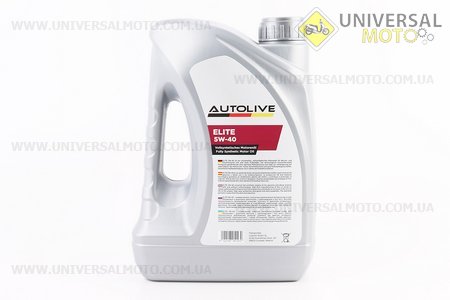 Мастило 4T 5W-40 - синтетичне універсальне, 4L. AUTOLIVE (Мотохімія / UM3045-V77)