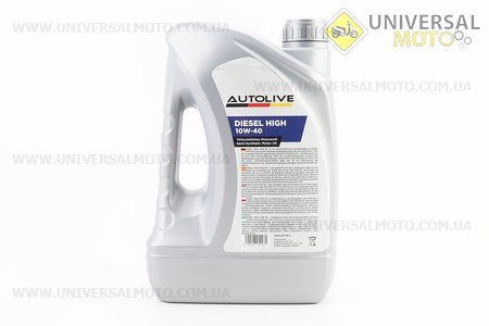 Мастило 10W-40 - напівсинтетичне дизельне "TURBO DIESEL CH-4 / SL", 5L. AUTOLIVE (Мотохімія / UM3045-V78)