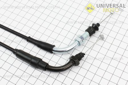 C06 Трос газа 4Т-50см3 (крепление верхнее с резьбой) 180см. Китай (Трос / UM3050-V06)