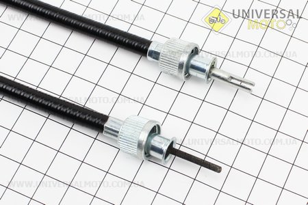 Трос спідометра (квадрат-вилка, гайка-гайка) (трос 114см; кожух 110см). Китай (Троса / UM3050-V18)