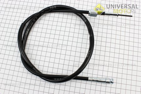 Трос спідометра (квадрат-вилка, гайка-шток тонкий) (трос 98см; кожух 96см). DDL (Троса / UM3050-V61)