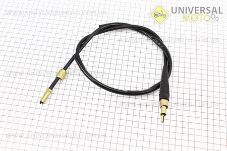 Трос спідометра (квадрат-вилка, гайка-гайка) (трос 94см; кожух 90см). Китай (Троса / UM3050-V69)