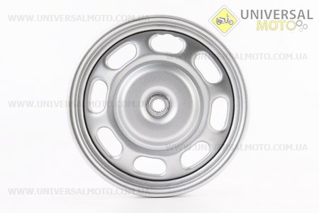 Диск задній сталевий 10 "Z19 для 4Т (бараб. гальм., d-110мм) сірий. Китай (Диски до скутера / UM3060-V01)