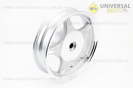 Диск задній литий MT2,15x10 Z19 для 4Т (бараб. гальм., d-110мм) "5 променів" сірий. Китай (Диски до скутера / UM3060-V03)