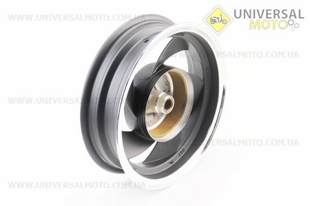 D03 Диск литой задний (бараб. торм.) MT2,50x10, черный. Китай (Диски / UM3060-V04)