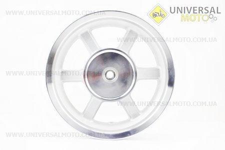 Диск задній литий MT3,50x12 Z19 для 4Т (бараб. гальм., d-130мм) "6 променів" сірий. Китай (Диски до скутера / UM3060-V08)