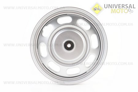 Диск передній сталевий 10" d12мм (бараб. торм., d-110мм) сірий. Китай (Диски до скутера / UM3060-V24)