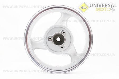 D23 Диск литой задний (дисковый тормоз для 4Т 150cc-19 шлицов) 2,50xN12. Китай (Диски / UM3060-V26)