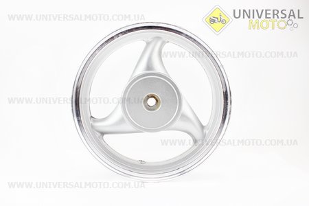 D24 Диск литой задний (бараб. торм. для 50сс)  MT3,0xJ12 (немного с налетом по ободу)