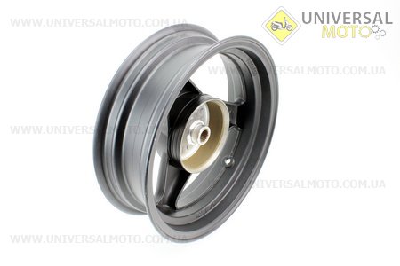 D07 Диск литой задний (бараб. торм. для 50см3 ) MT3,5xJ12, черный. Китай (Диски / UM3060-V30)