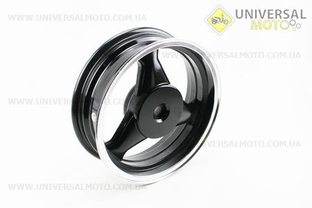 D07 Диск литой задний (бараб. торм. для 50см3 ) MT3,5xJ12, черный. Китай (Диски / UM3060-V30)