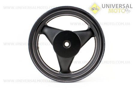 D07 Диск литой задний (бараб. торм. для 50см3 ) MT3,5xJ12, черный. Китай (Диски / UM3060-V30)