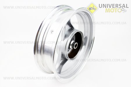 Диск задній литий MT3,50x13 Z19 для 4Т (бараб. гальм., d-130мм) "3 променя" сірий. Китай (Диски до скутера / UM3060-V31)